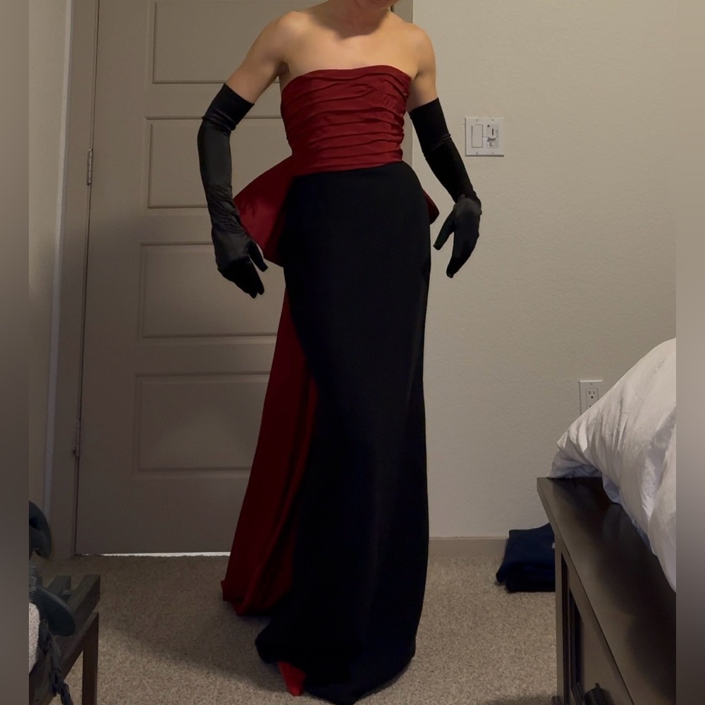 ❌SOLD❌ RALPH LAUREN PURPLE LABEL RED BOW DRESS - Picture 14 of 15